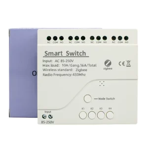 Smart ZigBee 4-Channel Relay Board WiFi RF Receiver 85-250V 7-32V 10A Timer Module