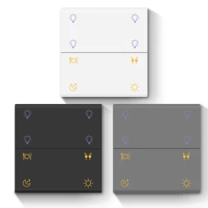 Smart Zigbee 1 2 3 4 8 Way Wall Switch Two Way Voice Control