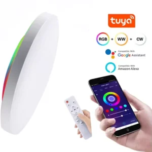 Smart Zigbee LED Ceiling Light 24W 30W RGB 3000K-6500K