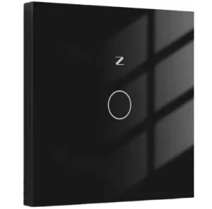 Smart Zigbee Wall Touch Switch Single Gang with Zero-Fire Wiring, Wireless Remote, App, Voice, and Timing Control