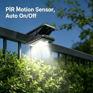 Solar Clip Lamp LED Motion Sensor Outdoor Tent Light 3 Modes Sensor Outdoor Solar Clip Camping Light for Backyard Garage Garden