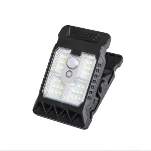 Solar Clip Light Motion Sensor Lamp Yard Lights Outdoor Waterproof Wall With Automatic Security Decorative Umbrella Clips Garden