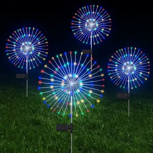 Solar Garden Light Outdoor Christmas Diy Garland Fairy Light 60led 8 Function Waterproof Garden LED Solar Firework Lights