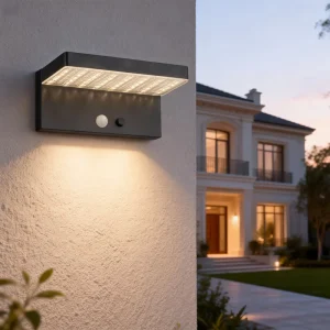Solar Garden Light Waterproof IP44 Outdoor Dusk-to-Dawn Landscape Lamp for Villa Courtyard
