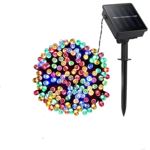 Solar Garden Lights for Lawn Patio Yard Walkway String Light LED Fairy Waterproof Strip Light 100 Outdoor for Ga