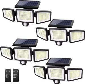 Solar IP65 Waterproof Garden Light LED Auto Sensor Lights Emergency Outdoor Light for Home