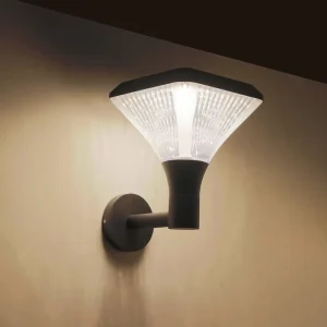 Solar LED Garden Lights IP65 Outdoor Remote Control Aluminum Alloy MPPT Charge Solar LED Garden Lamp for Villa House