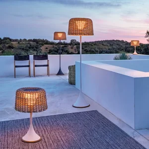 Solar LED Lawn Lights Stainless Steel Waterproof Landscape Outdoor Floor Lamp for Villa Courtyard Garden