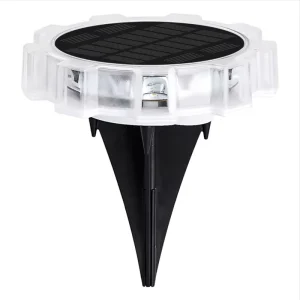 Solar LED RGB IP65 Battery Powered Rechargeable Small Garden Pathway Driveway Lawn Villa Spike Mount Landscape Lighting 8-12H