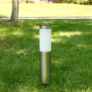 Solar LED Stainless Steel Outdoor Rechargeable Garden Light
