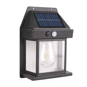 Solar Night Lamp Intelligent Motion Sensor Wall Lamp 3 Lighting Modes Waterproof Courtyard Garden Decoration Lantern