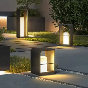 Solar Outdoor Garden Lights Waterproof IP65 LED Aluminum Terrace Garden Villa Landscape Lawn Lamp Garden Light Outdoor Lights