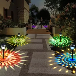 Solar Outdoor Lights Garden Lamps Powered Waterproof Landscape Path for Yard Lawns Patio Christmas Decoration LED Lightings