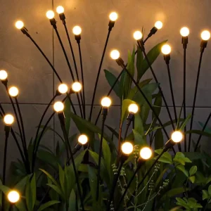 Solar Pathway Light IP65 Waterproof 6/8/10 Heads LED Firefly Garden Light Outdoor Decorative Lighting