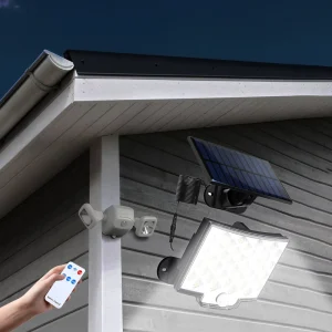 Solar Powered IP65 Waterproof Outdoor Garden Lamp Ultra Bright High Power LED Street Motion Sensor Rechargeable Home Use RoHS