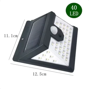 Solar Sensor Wall Light LED Outdoor Waterproof Motion Induction Solar Wall Lamp Human Body Sensor Solar Garden Light