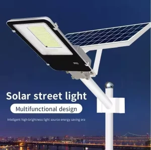 Solar Smart Street Light 300W IP67 Waterproof Remote Control Dusk to Dawn Sensor LED Outdoor Road Lamp CE RoHS 5 Year Warranty