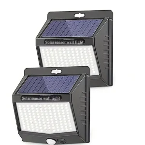 Solar Wall Light Motion Sensor IP65 Waterproof Outdoor Security Lamp for Garden Patio Garage Fence Exterior Wall Lighting