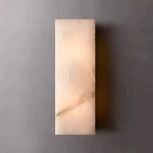 Spanish Natural Marble Wall Lamp High End Wall Sconce for Living Room Background Foyer Staircase Corridor and Bedroom Lighting