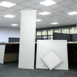 Square 4X4 Dimmable Backlit Ceiling Commercial Led Panel Lights Switchable Color Temperature LED Panel Lighting