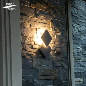 Square Adjustable 12W Decorative Interior Wall Light Modern Hallway Lamp