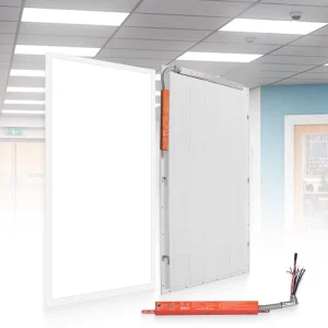 Square Dimmable IP44 Recessed Flat LED Backlit Panel Light with Emergency Driver