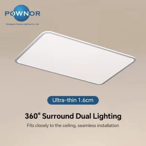 Square Dimmable WiFi 120W LED Smart Ceiling Light for Indoor Lighting