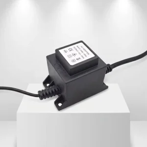 Square Waterproof Single Phase EI Step Transformer 220V to 12V 24V AC 120VA-500VA Low Noise for Villa Fountain and Landscape Power
