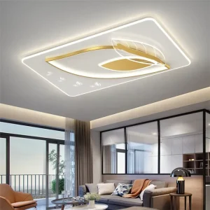Square or Round Modern LED Ceiling Light for Bedroom, Living Room, or Home