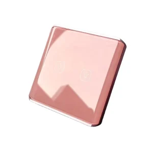 Stainless Steel 16A Smart Home Light Switch 220V Zigbee 3.0 Wall Switch No Neutral 2-Gang App Timing