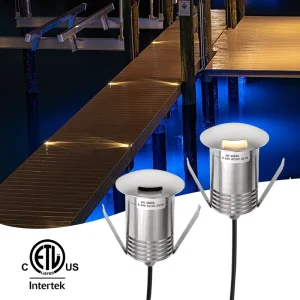 Stainless Steel 3W Outdoor IP67 Waterproof Mini LED Underground Light for Brick Deck Garden Burial
