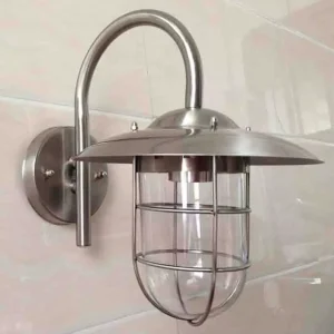 Stainless Steel Bedside Designer Nordic Aisle Corridor Corner Wall Lamp Outdoor Indoor LED Lights Metal Wall Lamp