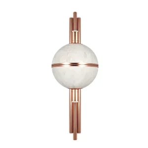 Stainless Steel LED Light Luxury Wall Lamp Post Modern Minimalist Style Living Room Bedroom Bedside Creative Designer Long