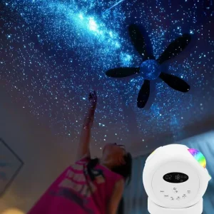 Star Night Sensor Smart Projector with App and Voice Control, ABS Body, USB Power