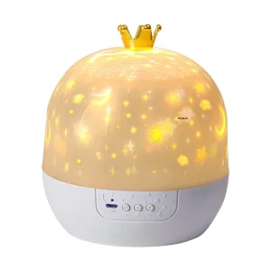 Starry Sky Projection Lamp Music Box Projector with Rotating Star Light