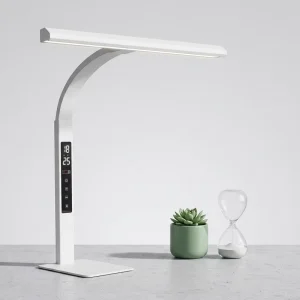 Stepless Dimming Digital Display LED Desk Lamp Compact Foldable Touch Sensitive Shadow Free Architecture Lamp PC Room Home Work