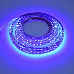 Sterilization and Disinfection UVA LED Strip DC12V/24V 12W/m 8mm SMD2835 60LEDs/m UVA365nm UVA395nm UVA400nm Purple