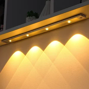 Stick-On USB-Charging Battery-Powered Wireless LED Motion Sensor Cabinet Light