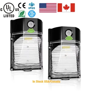 Stock in USA Canada UL ETL CE ROHS Outdoor 120LM/W 30W 5000K LED Wall Pack Light
