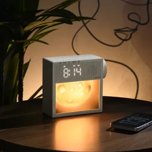 Sunrise Alarm Clock Mini Night Light Smart Bedside Lamp with Warm White LED Touch Control