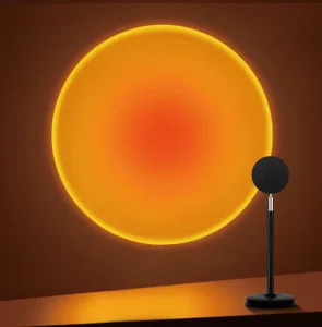 Sunset Lamp Projector 180-Degree Rotation LED Night Light Floor Lamp USB Powered