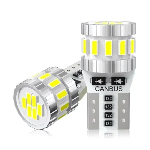 Super Bright 18SMD 3014 Auto LED Bulb T10 6000K 6500K 12V CANBUS for Interior Dome Map License Plate Lights