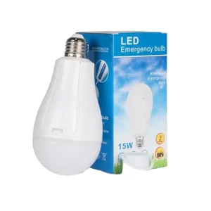 Super Bright 20W Rechargeable LED Light Bulb Portable Waterproof Camping Lantern with Battery Backup Made of Durable Plastic