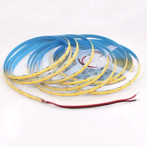 Super Bright COB LED Strip Light 3000K 6000K DC12V 24V 8MM Flexible Cuttable IP65 Indoor 10m Light Strings TV Ceiling Kitchen