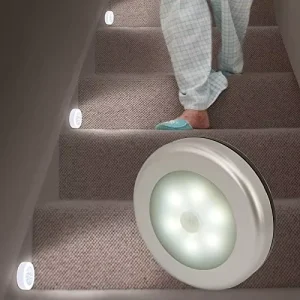 Super Bright LED Motion Sensor Lights Cordless Battery Powered Motion Sensing Closet Nightlight