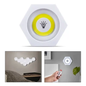 Super Bright Night Lamp Smart Home Light 1 3 6pcs Kitchen Wireless Remote Control Dimmable Under Led Cabinet Light