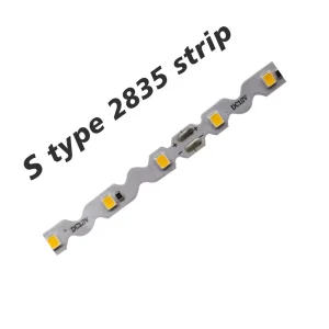 Super Bright Source 12V IP20 Copper Bendable Zigzag 60 Leds SMD 2835 Led Strip for Landscape Signage