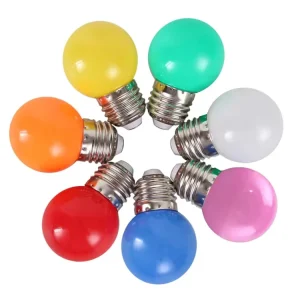 Super Quality Led Color Bulb Led Bulb Light Red Yellow Blue Light Blocking B22 E27 No Flicker Light Bulb for Christmas