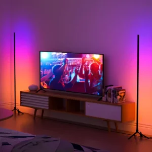 Superior Quality Modern Nordic Standing App Remote Control RGB Corner LED Floor Lamp