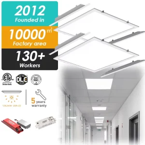 Supper Brightness Custom 20w 26w 34w 40w 60×60 Motion Sensor Dimmable Surface Mounted Square Led Ceiling Panel Lights